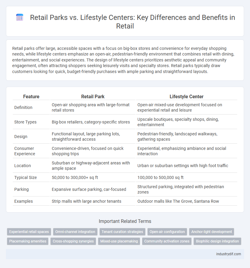 Retail Parks vs. Lifestyle Centers: Key Differences and Benefits in Retail