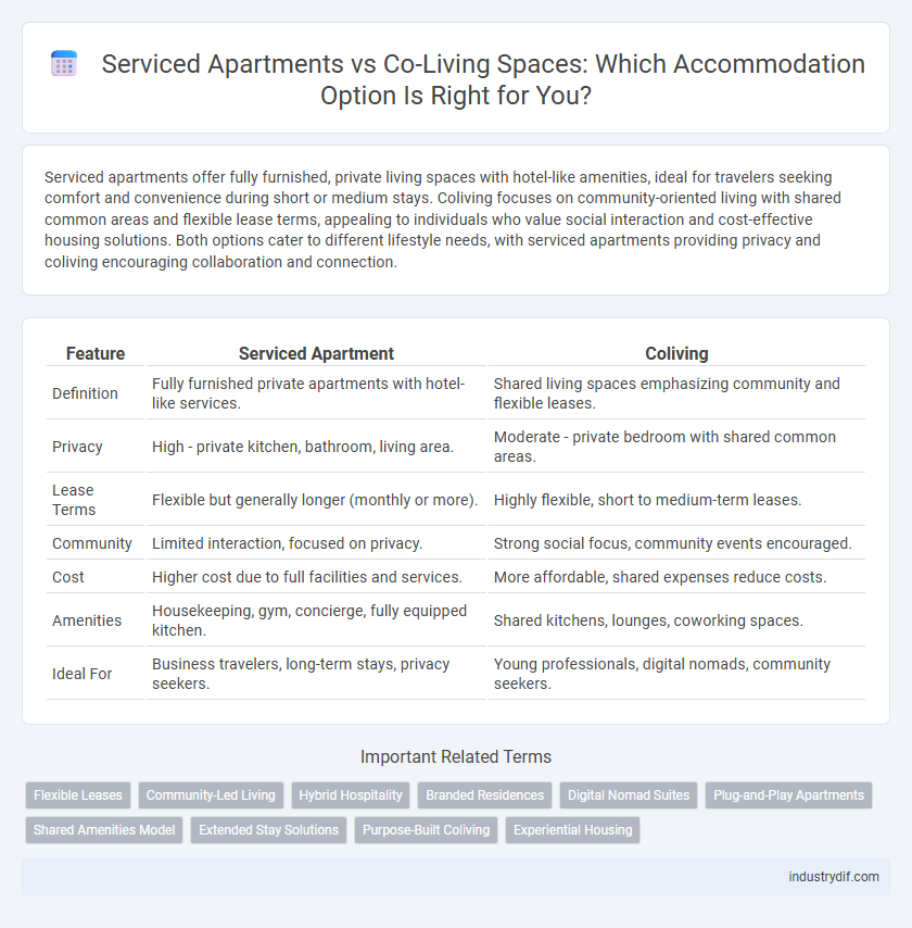 Serviced Apartments vs Co-Living Spaces: Which Accommodation Option Is Right for You?