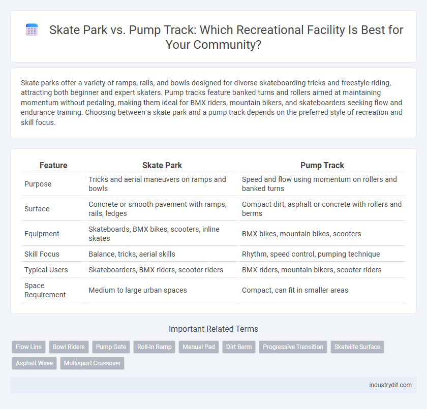 Skate Park vs. Pump Track: Which Recreational Facility Is Best for Your Community?