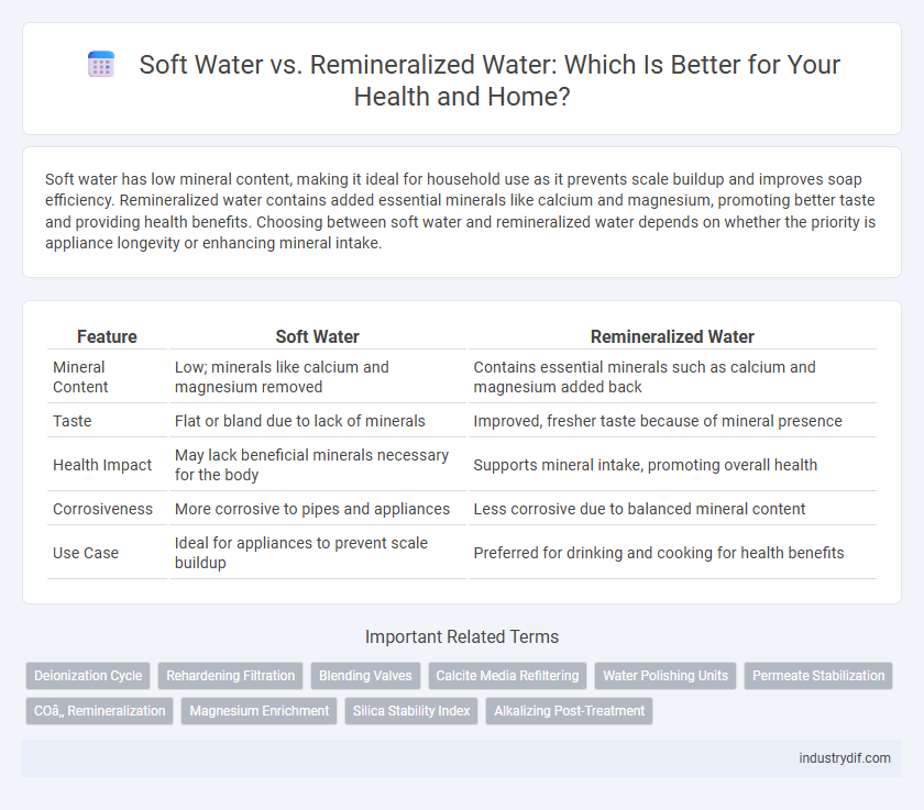 Soft Water vs. Remineralized Water: Which Is Better for Your Health and Home?