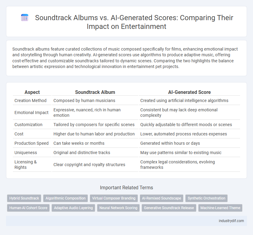 Soundtrack Albums vs. AI-Generated Scores: Comparing Their Impact on Entertainment