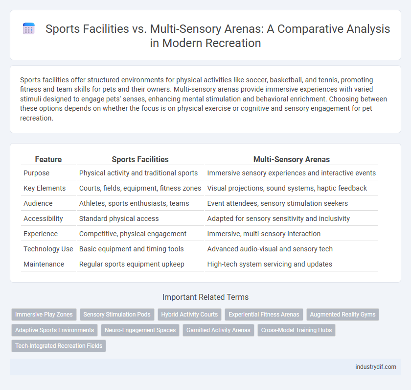 Sports Facilities vs. Multi-Sensory Arenas: A Comparative Analysis in Modern Recreation