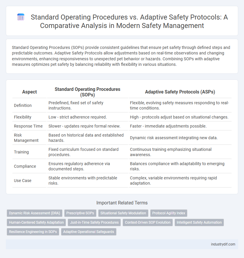 Standard Operating Procedures vs. Adaptive Safety Protocols: A Comparative Analysis in Modern Safety Management