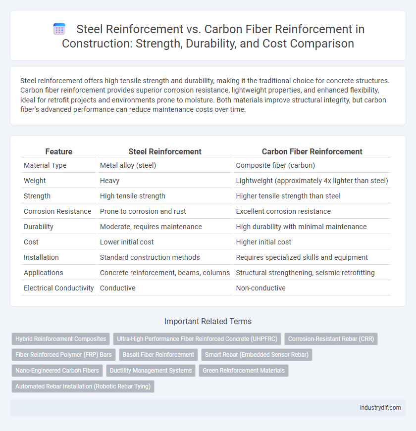 Steel Reinforcement vs. Carbon Fiber Reinforcement in Construction: Strength, Durability, and Cost Comparison