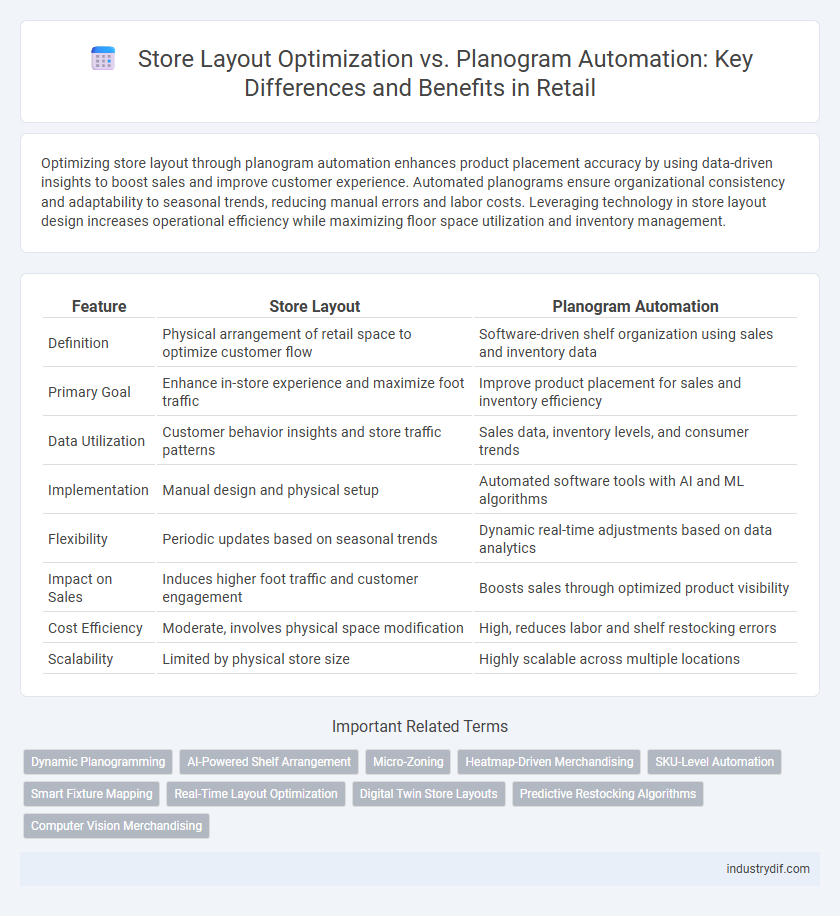 Store Layout Optimization vs. Planogram Automation: Key Differences and Benefits in Retail