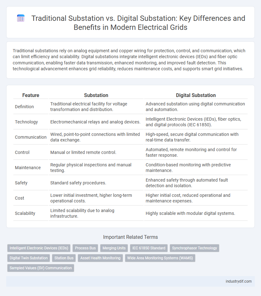 Traditional Substation vs. Digital Substation: Key Differences and Benefits in Modern Electrical Grids