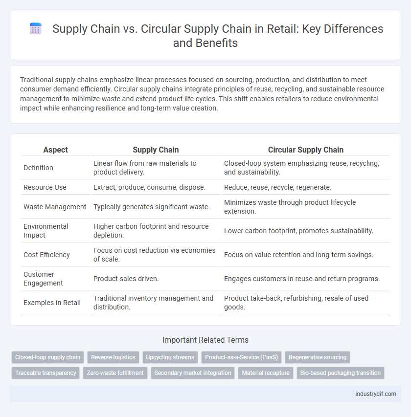 Supply Chain vs. Circular Supply Chain in Retail: Key Differences and Benefits