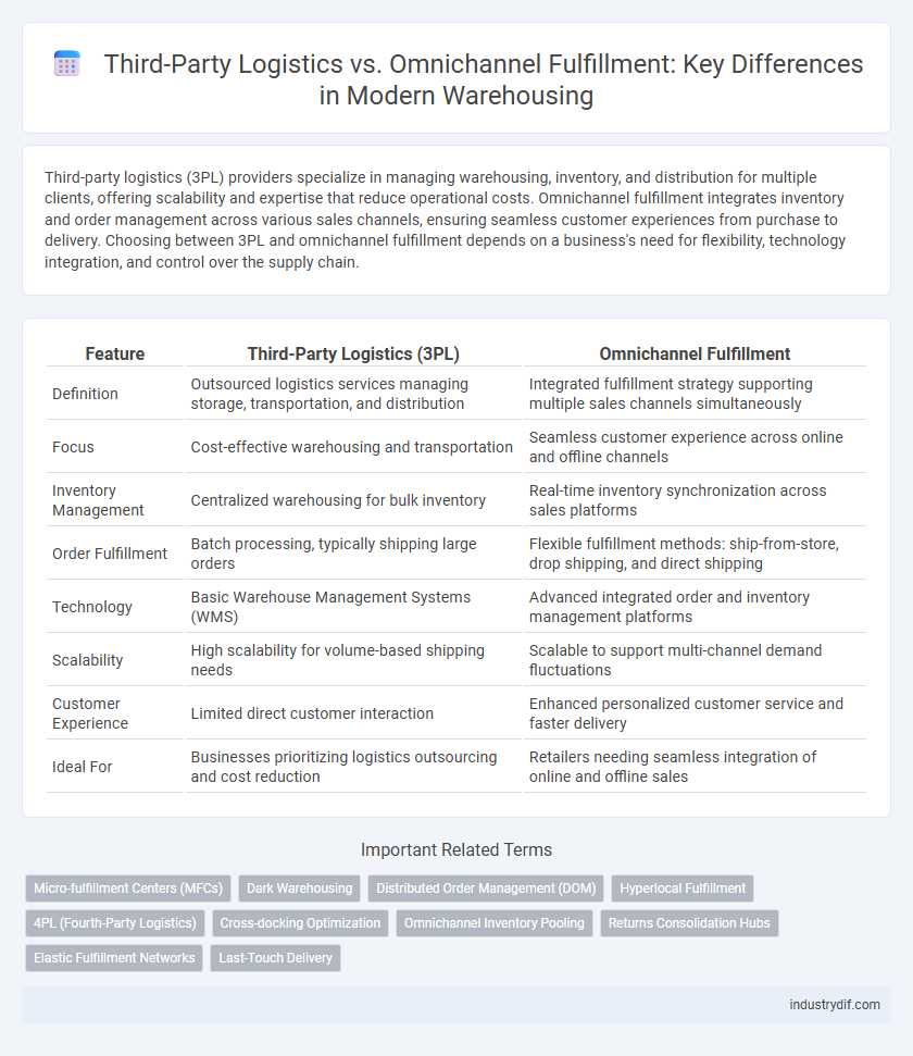 Third-Party Logistics vs. Omnichannel Fulfillment: Key Differences in Modern Warehousing