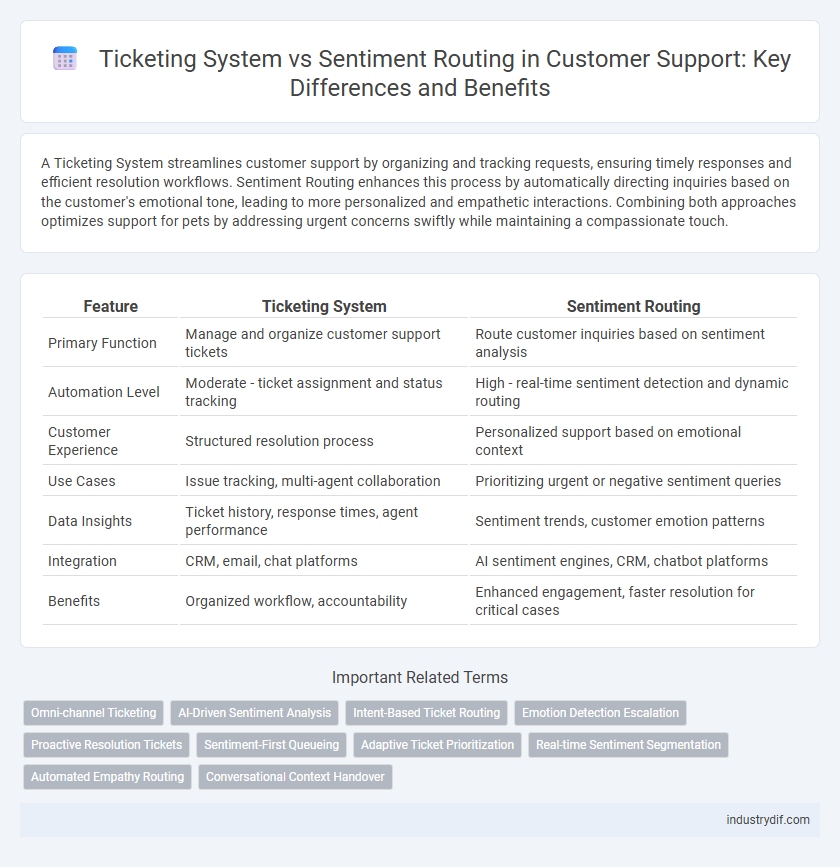 Ticketing System vs Sentiment Routing in Customer Support: Key Differences and Benefits