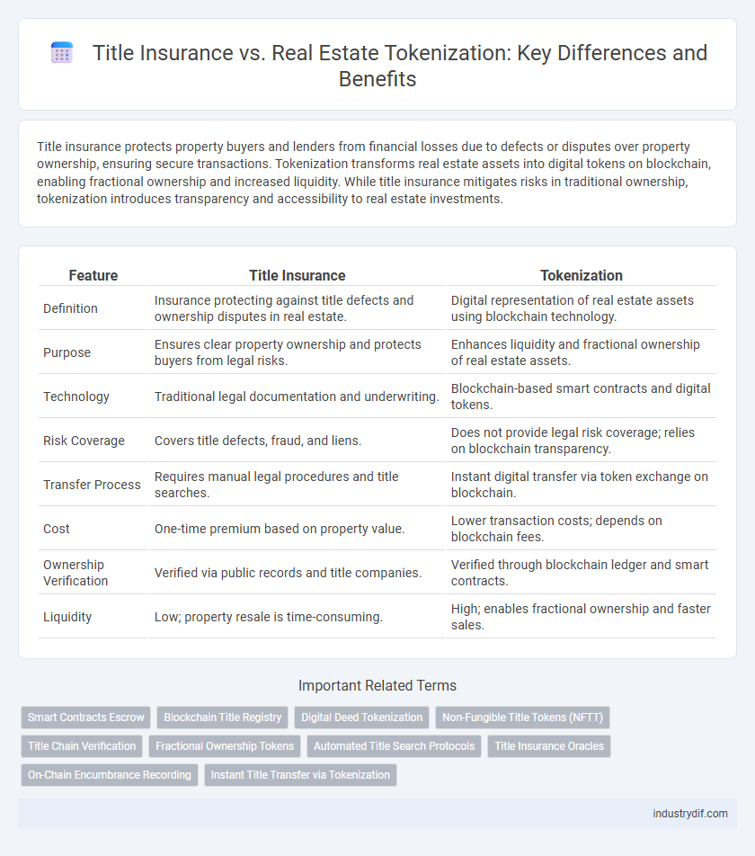 Title Insurance vs. Real Estate Tokenization: Key Differences and Benefits
