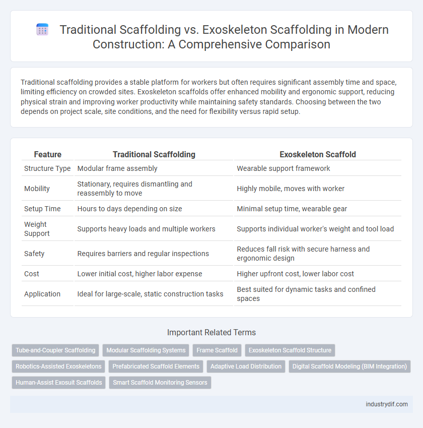 Traditional Scaffolding vs. Exoskeleton Scaffolding in Modern Construction: A Comprehensive Comparison
