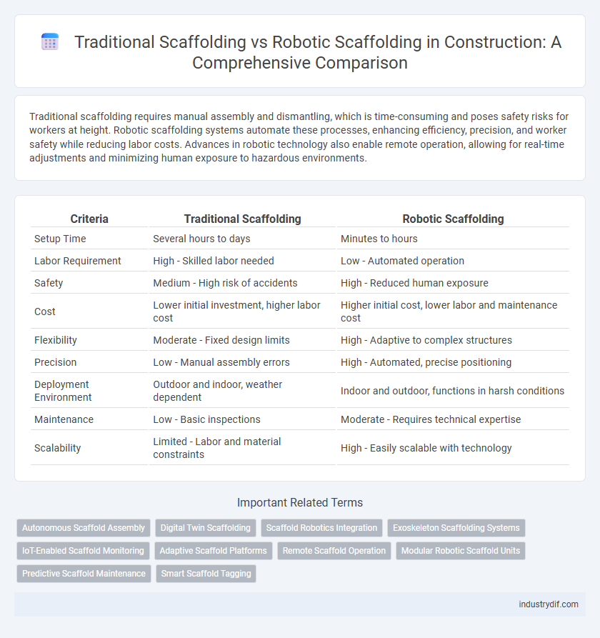 Traditional Scaffolding vs Robotic Scaffolding in Construction: A Comprehensive Comparison