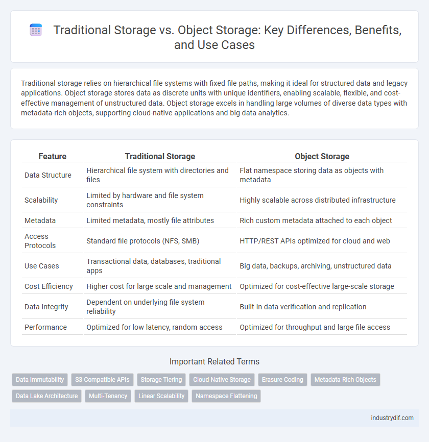 Traditional Storage vs. Object Storage: Key Differences, Benefits, and Use Cases