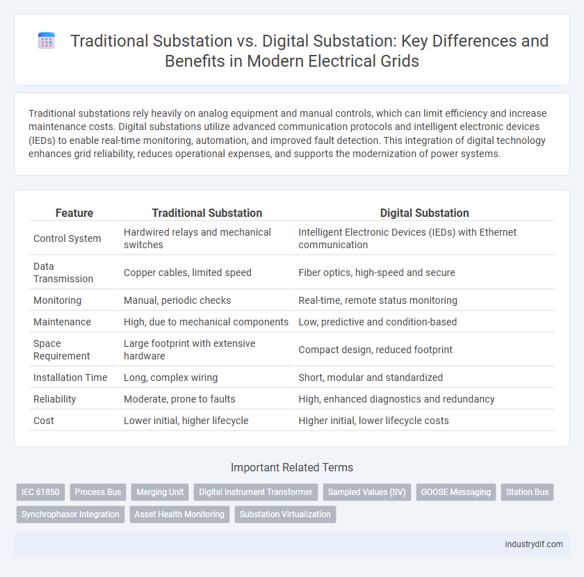 Traditional Substation vs. Digital Substation: Key Differences and Benefits in Modern Electrical Grids