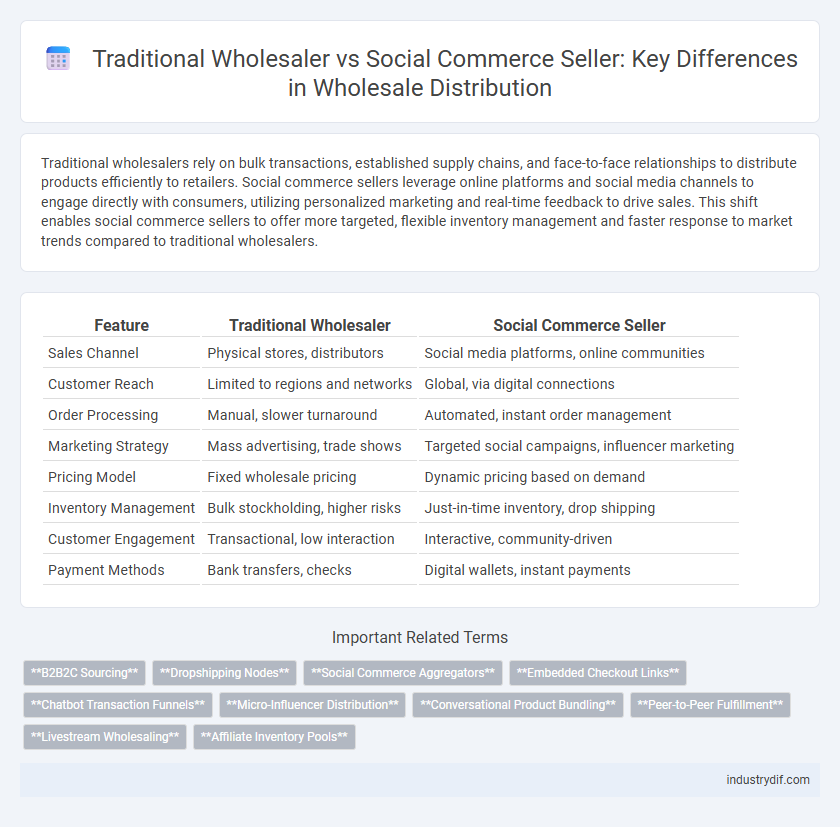 Traditional Wholesaler vs Social Commerce Seller: Key Differences in Wholesale Distribution