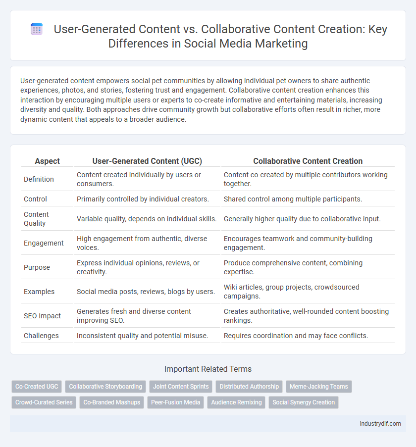 User-Generated Content vs. Collaborative Content Creation: Key Differences in Social Media Marketing