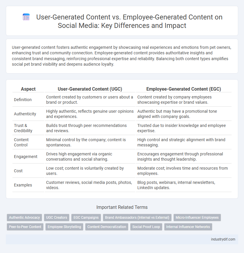 User-Generated Content vs. Employee-Generated Content on Social Media: Key Differences and Impact