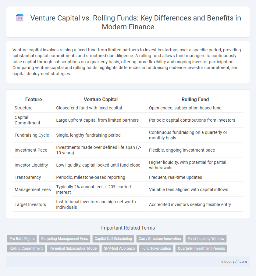 Venture Capital vs. Rolling Funds: Key Differences and Benefits in Modern Finance
