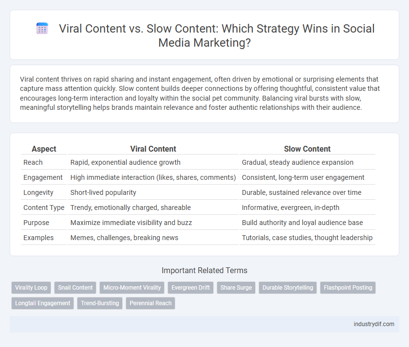 Viral Content vs. Slow Content: Which Strategy Wins in Social Media Marketing?