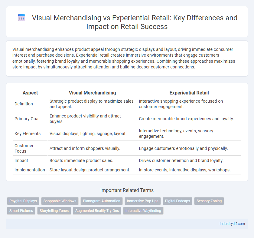 Visual Merchandising vs Experiential Retail: Key Differences and Impact on Retail Success