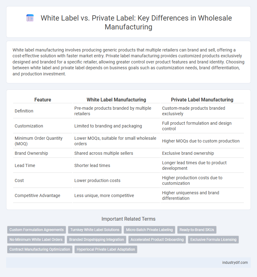 White Label vs. Private Label: Key Differences in Wholesale Manufacturing