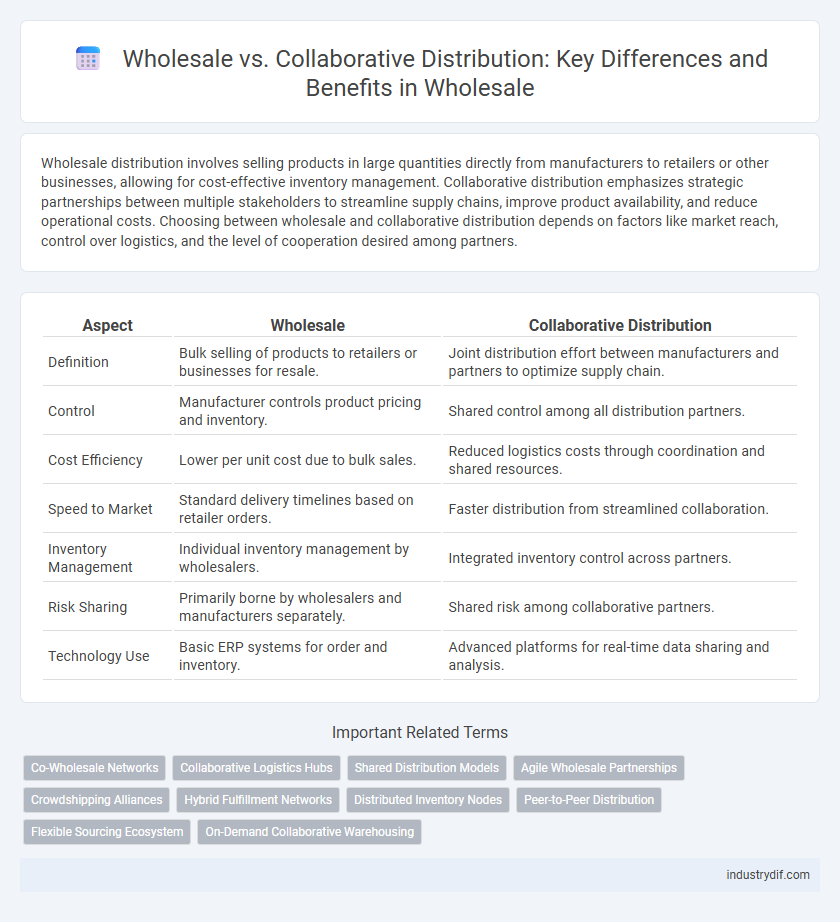 Wholesale vs. Collaborative Distribution: Key Differences and Benefits in Wholesale