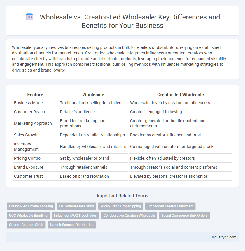 Wholesale vs. Creator-Led Wholesale: Key Differences and Benefits for Your Business