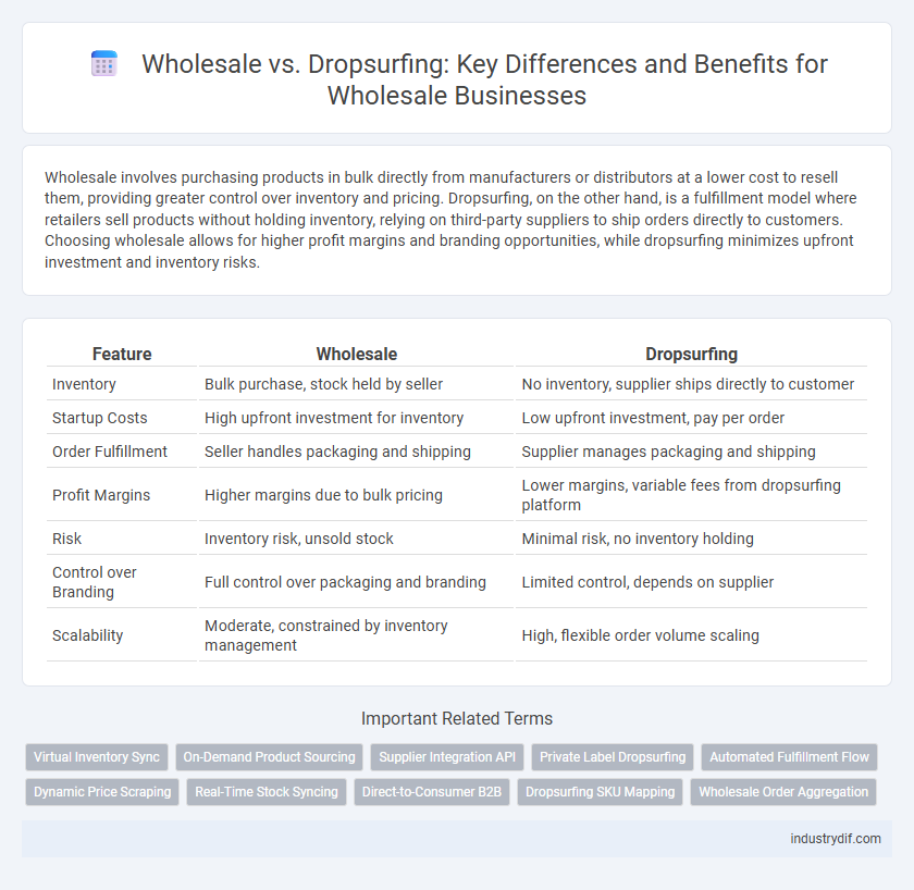 Wholesale vs. Dropsurfing: Key Differences and Benefits for Wholesale Businesses
