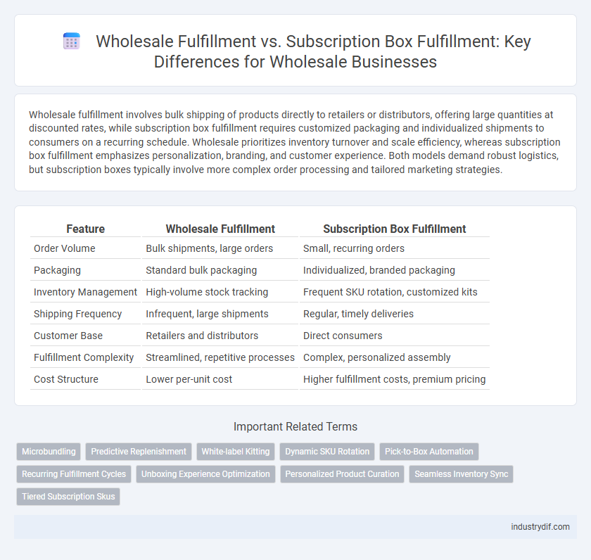Wholesale Fulfillment vs. Subscription Box Fulfillment: Key Differences for Wholesale Businesses